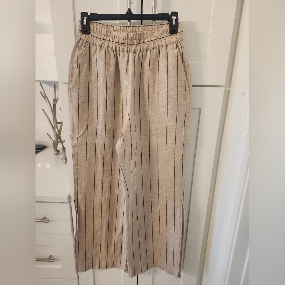 Sanctuary Linen - Cotton Shirt and Pants Set Top M Pants XXS - Picture 4 of 14